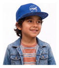 Gorra NASA Licencia Oficial Azul Unitalla Logo Blanco (niño)