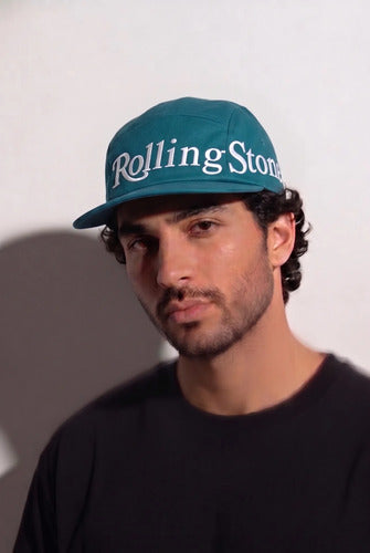 Gorra Rolling Stone Licencia Oficial Azul Unitalla Verde Aqua,