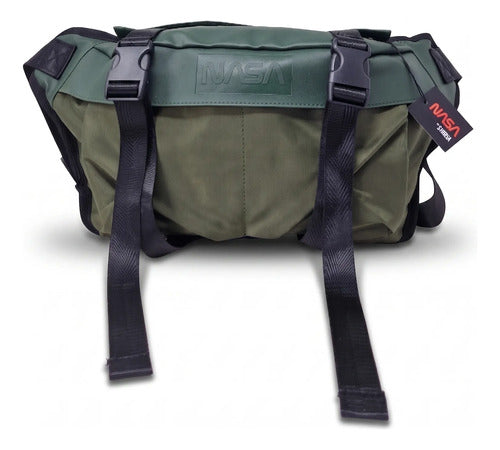 Cangurera NASA Verde Militar