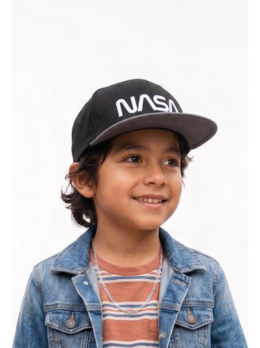Gorra NASA Negro Niño
