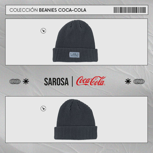 Beanie Tejido Unisex Gorro Con Logo 100% Algodón