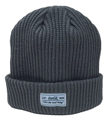 Beanie Tejido Unisex Gorro Con Logo 100% Algodón