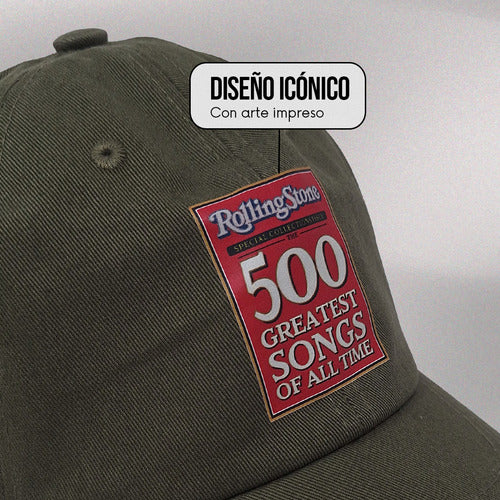 Gorra Baseball Rolling Stone Ajustable Unisex Sarosa