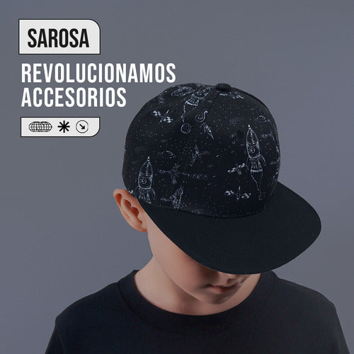 Gorra NASA Negro Niño