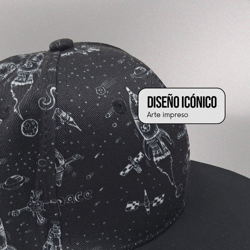 Gorra NASA Negro Niño