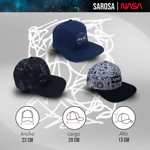 Gorra NASA Negro Niño