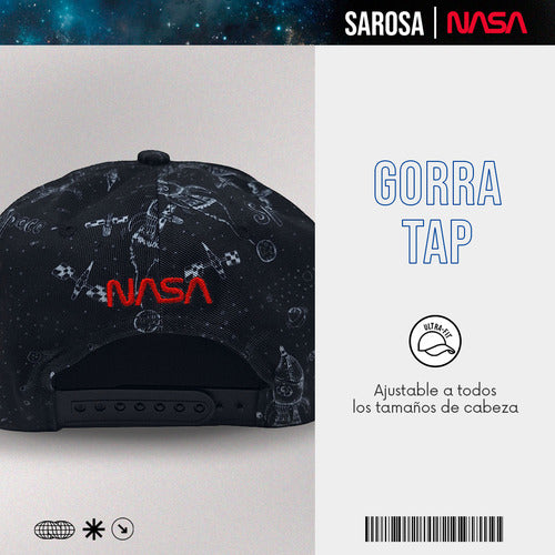 Gorra NASA Negro Niño
