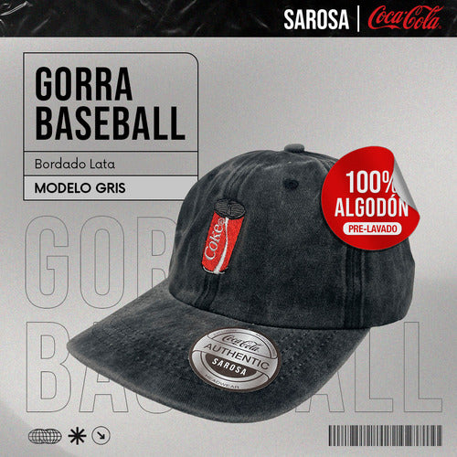 Gorra Coca-Cola Gris