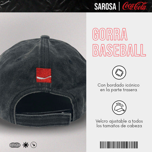 Gorra Coca-Cola Gris