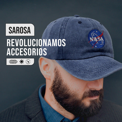 Gorra Oficial Nasa Ajustable Para Hombre Y Mujer By Sarosa