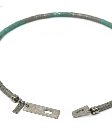 Pulsera Rolling Stone Licencia Oficial gris con azul 15 Cm Hombre