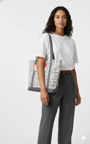 Tote bag Coca-Cola Gris