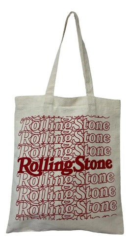 Tote bag Rolling Stone Beige