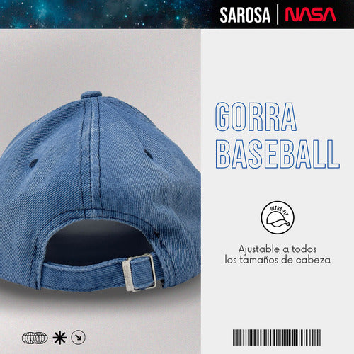 Gorra Para Hombre Mujer Oficial Nasa Ajustable Sarosa Unisex