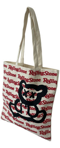 Tote bag Rolling Stone Beige