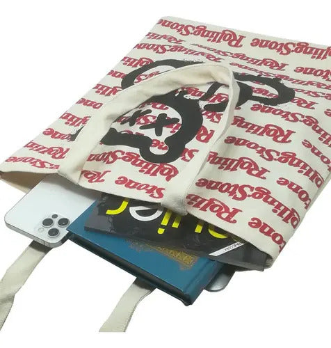 Tote bag Rolling Stone Beige