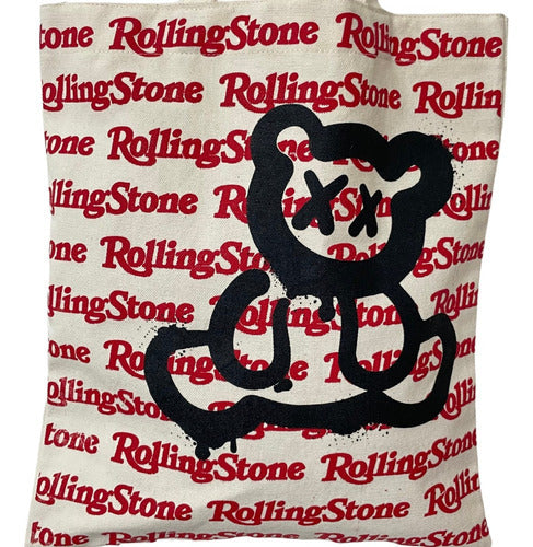 Tote bag Rolling Stone Beige