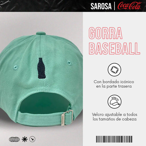 Gorra Oficial Coca Cola Logo Bordado Unisex Gorra Baseball