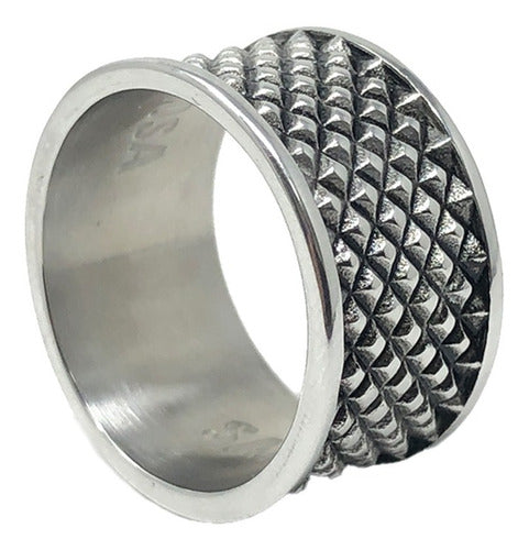 Anillo Sarosa Hombre Acero Inoxidable Alta Calidad