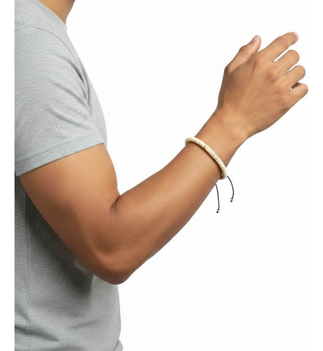 Pulsera Rolling Stone Beige