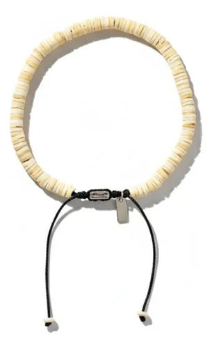 Pulsera Rolling Stone Beige