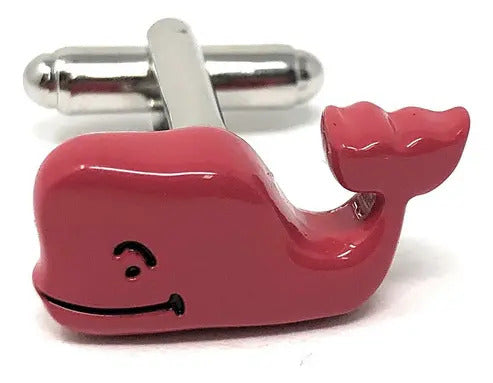 Mancuernillas Gemelos Para Hombre De Moda Diseños Sarosa Color Ballena