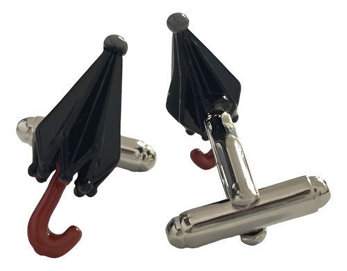 Mancuernillas Gemelos Para Hombre De Moda Diseños Sarosa Color Sombrilla