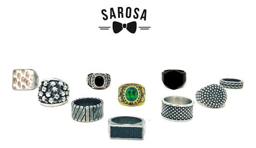 Anillo Hombre De Acero Inoxidable De Alta Calidad Sarosa