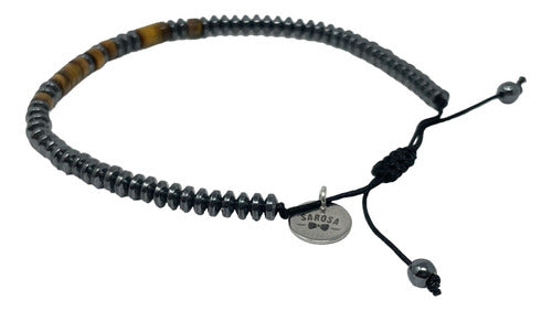 Pulsera Esclava Ajustable De Hilo Delgado Para Hombre Sarosa