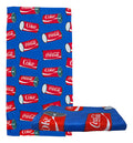 Toalla Coca-Cola Licencia Oficial AZUL Coca Cola Microfibra Absorbente