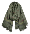 Bufanda Sarosa VERDE OLIVO Unitalla 100% Algodón Hombre Unisex