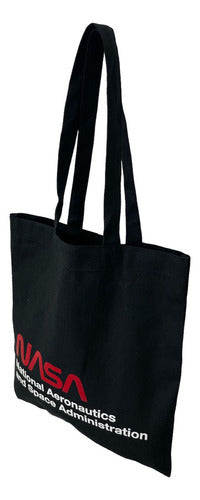 Tote bag NASA Negro
