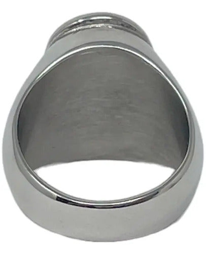Anillo De Acero Inoxidable Rolling Stone Para Hombre Sarosa