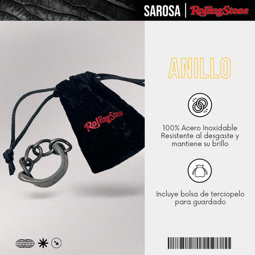 Anillo Rolling Stone