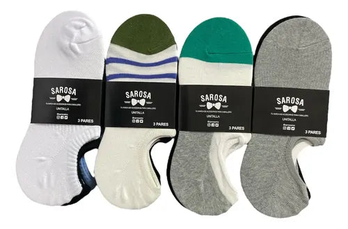 Calcetin Invisible Unitalla Comodos Para Hombre Sarosa