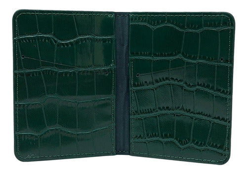 Tarjetero De Hombre Vinipiel Animal Print Exclusivo Sarosa