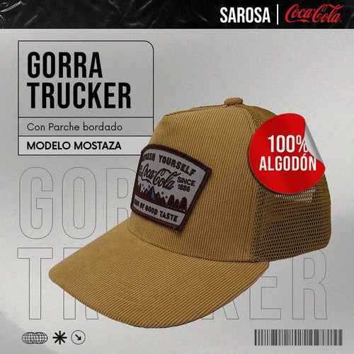 Gorra Coca-Cola Mostaza
