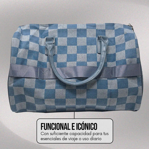 Bolso Rolling Stone Licencia Oficial AZUL Viaje Hombre Mujer