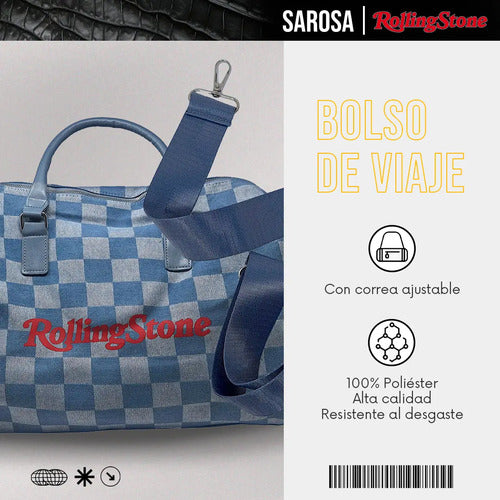Mochila Rolling Stone Azul Acero