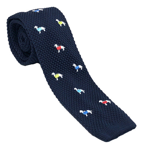 Corbata Vestir Tejida Moda Hombre Poliéster Premium Sarosa