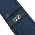 Corbata Sarosa AZUL OSCURO JASPEADO 6cm Slim Marino Poliéster