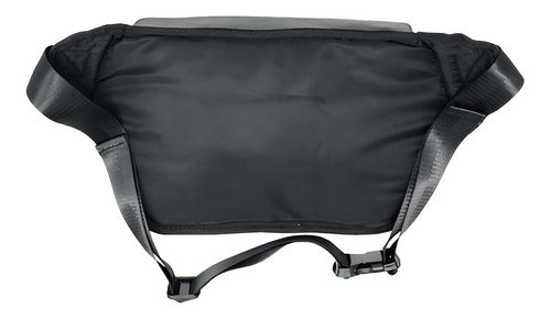 Cangurera Pechera Riñonera Para Hombre Alta Calidad Sarosa Color Negro Diseño De La Tela Liso