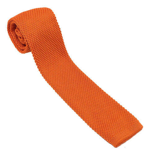 Corbata Vestir Tejida Moda Hombre Poliéster Premium Sarosa