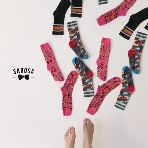 Calcetín Sarosa Calcetines Vestir Cómodos Hombre Moda Originales
