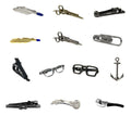 Pisacorbata Sarosa Pisa Corbatas Hombre Acero Inoxidable Moda