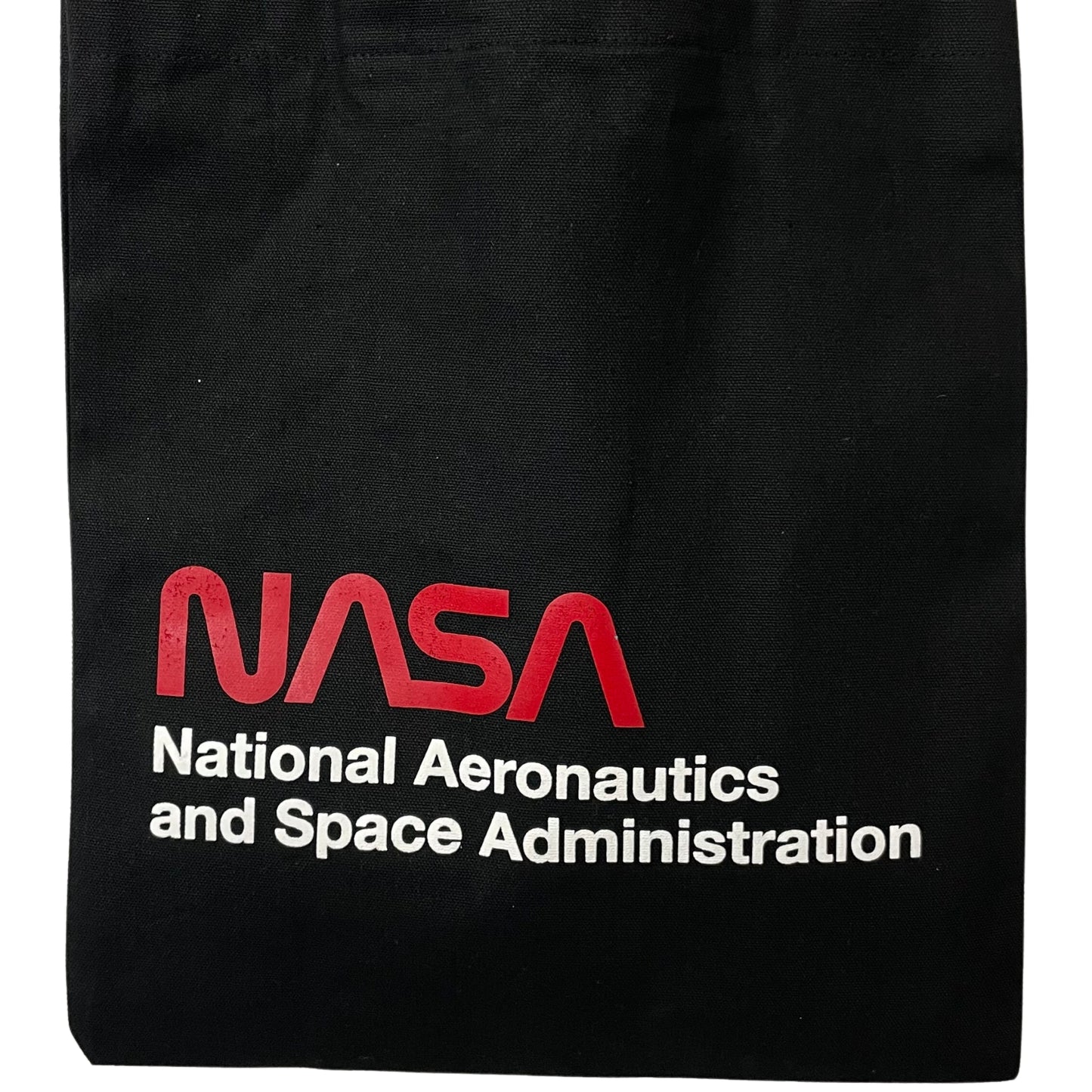 Bolsa Nasa Tote Bag Negro 100% Algodón