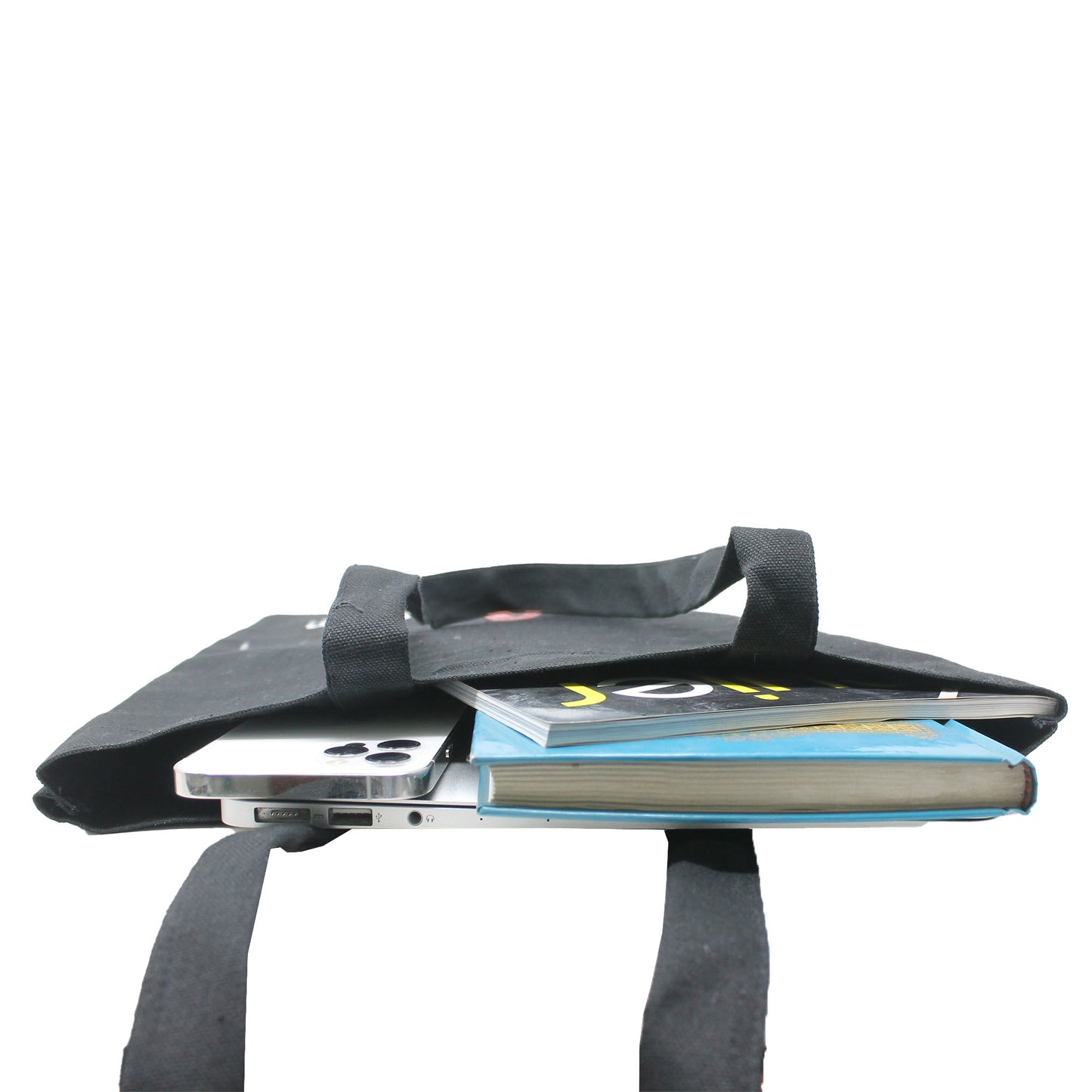 Bolsa Nasa Tote Bag Negro 100% Algodón