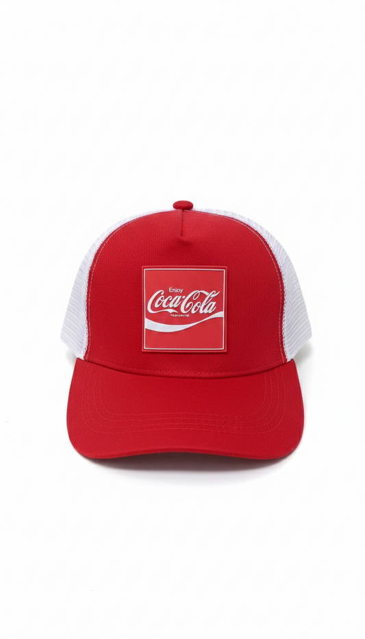 GORRA COCA-COLA ROJO-BLANCO/ LOGO COCA-COLA